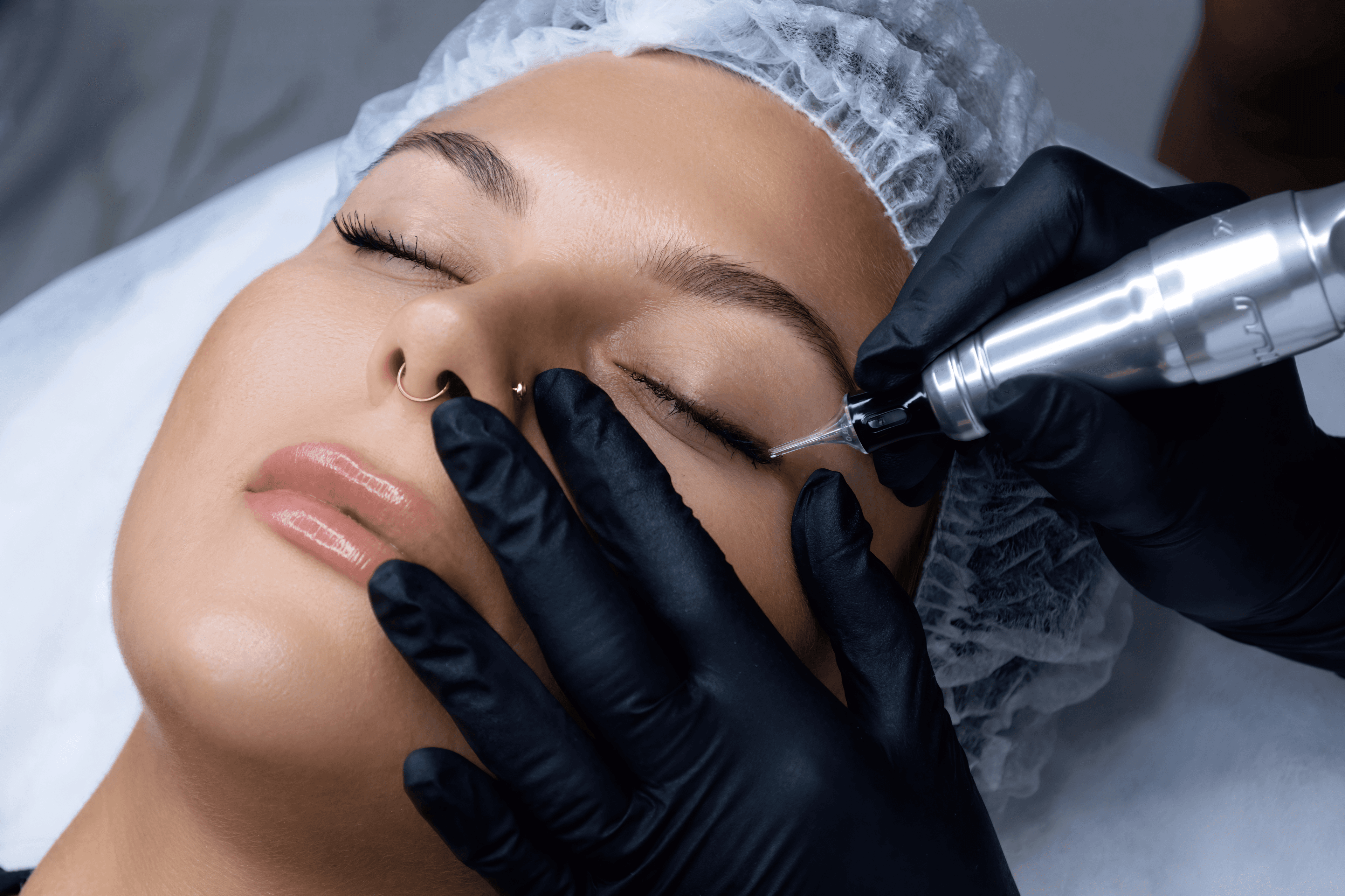 Wimpern vor Behandlung